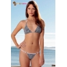 Mini maillot de bain triangle brésilien Hawai léopard