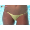 Bikini brésilien triangle 2 pièces métal -4 coloris 