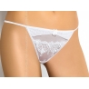 String blanc tulle et dentelle Axami