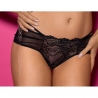 culotte ouverte noire dentelle Axami