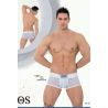 Boxer blanc rayé Eros Veneziani