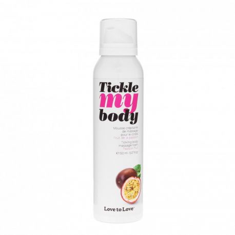 Mousse de massage et lubrifiant intime Tickle My Body