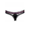 Tanga dentelle taille basse noir