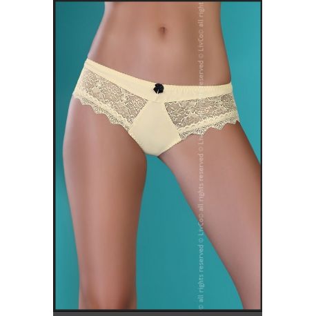 Culotte femme dentelle vanille