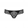 Culotte ouverte dentelle noire