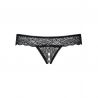 Culotte ouverte dentelle noire