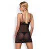 Nuisette érotique noire Wonderia