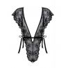 Body dentelle échancré noir
