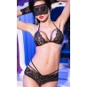 Ensemble dentelle sexy noir