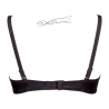 Soutien gorge simili cuir noir