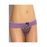 String tulle et dentelle violet haut de gamme