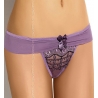 String tulle et dentelle violet haut de gamme