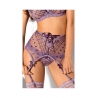 String tulle et dentelle violet haut de gamme