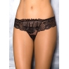 String dentelle noir Axami