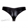 String simili cuir noir