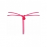 Miini string rose dentelle Axami