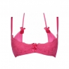 Soutien gorge redresse seins rose Axami