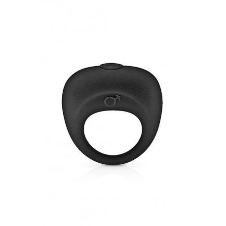 Cockring vibrant noir extensible