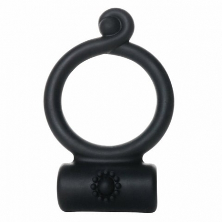 Cockring silicone vibrant noir