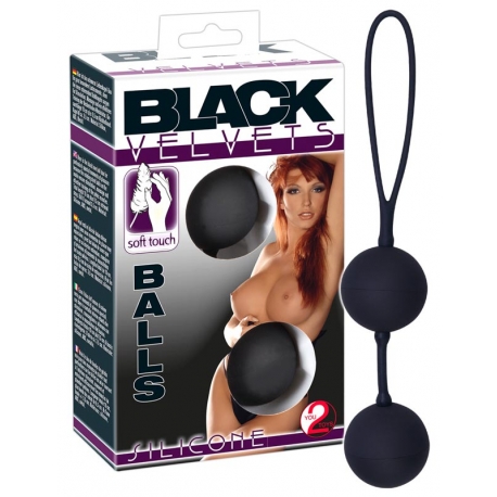 Boules de Geisha noires avec billes