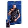 Chemise simili cuir homme manches courtes