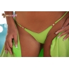 Bikini string triangle 2 pièces métallisé 5 coloris 