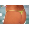Bikini string triangle 2 pièces métallisé 5 coloris 