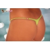 Bikini string triangle 2 pièces métallisé 5 coloris 