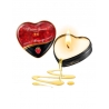 Bougie de massage coeur Plaisir Secret