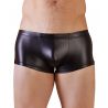 Boxer homme simili cuir noir