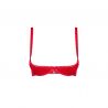 Soutien gorge redresse-seins rouge