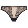 String dentelle noir et beige Axami